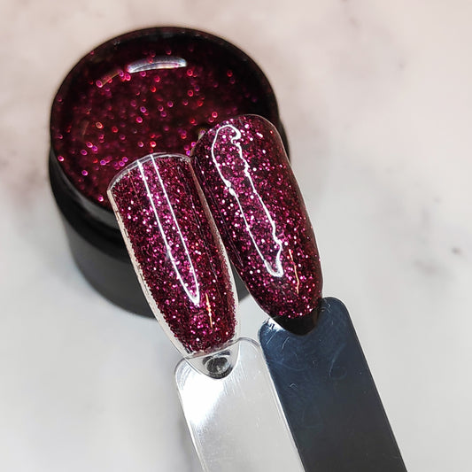 Bordeaux Glitter Gel