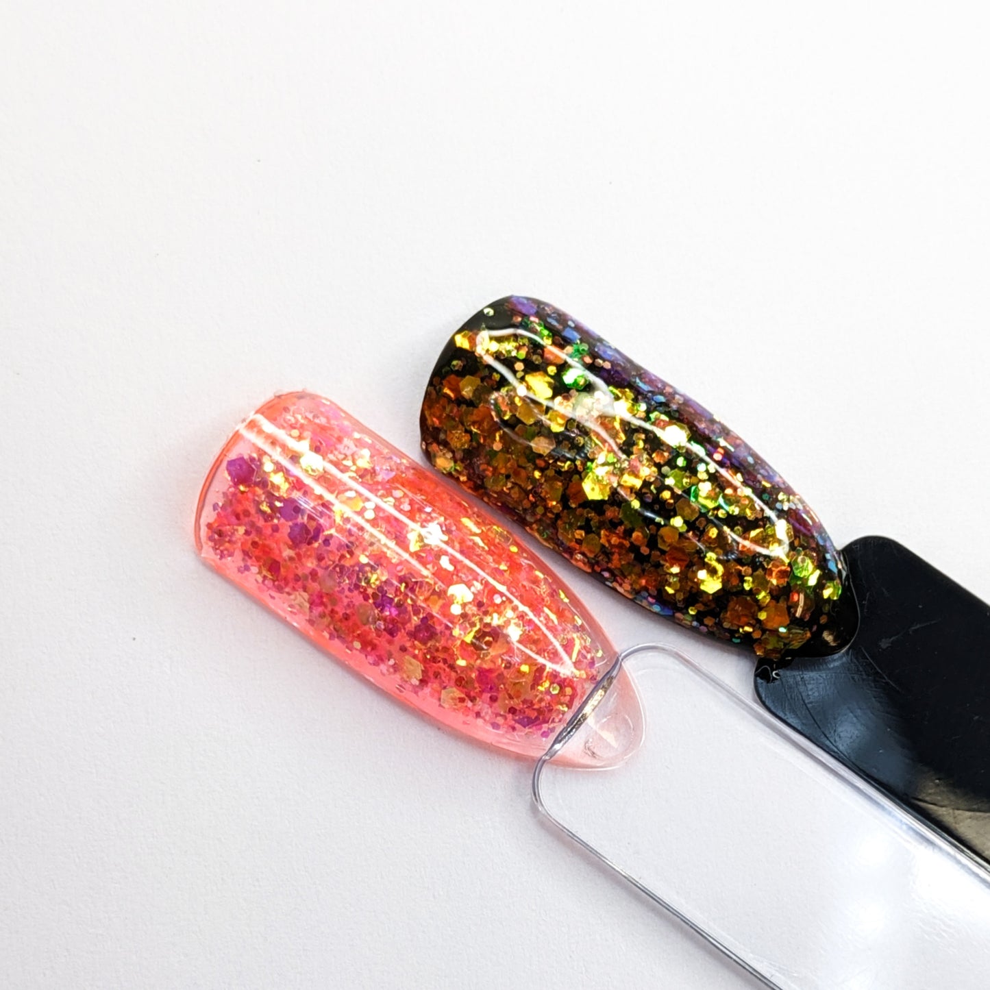 Sparkling Peach Glitter Gel